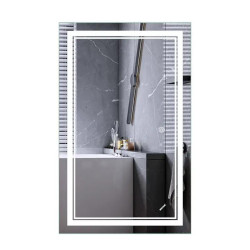 Зеркало Mixxus Premium QUADRO MR20-50x80-REVERSE (LED Touch, Anti-fog, димер) (MP6620)