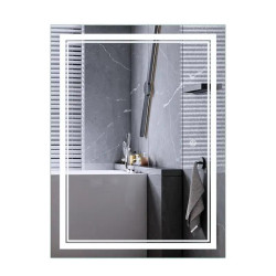 Зеркало Mixxus Premium QUADRO MR20-80x60-REVERSE (LED Touch, Anti-fog, димер) (MP6619)