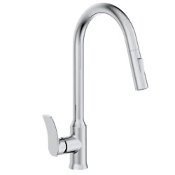 Кухонний змішувач з висувним виливом Haiba Bolero 014 (HB9591)