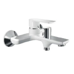 Смеситель для ванны Haiba ALEX 009 EURO WHITE-CHROME (HB9568)
