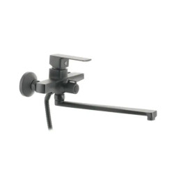 Смеситель для ванны Haiba Kubus 006 Euro Graphite (HB4006)