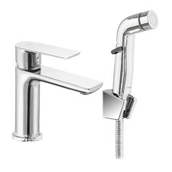 Смеситель для раковины с гигиеническим душем Haiba ALEX 001 (SH) (HB3977)