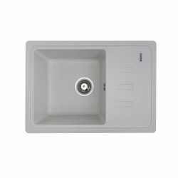 Кухонна мийка Platinum 6243 LIANA матова Біла в крапку