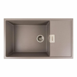 Кухонна мийка Platinum 8650 DIAMOND матова Дюна