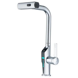 Кухонный смеситель с выдвижным изливом Mixxus FALCON 014 (MI6838)