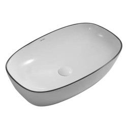 Раковина Mixxus Premium DIVERSE-0109 EDGE BLACK 500х380х140 (MP6549)