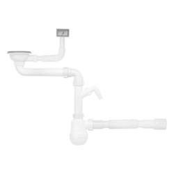 Сифон для кухонної мийки Kroner KRP - KS02S-1 3 1/2"х40/50 мм