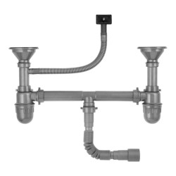 Сифон для кухонної мийки Kroner KRP Siphon - 012 3 1/2"х50/40 мм