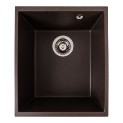 Кухонная мойка Valeso 3744 ROXY матовая (темная скала)