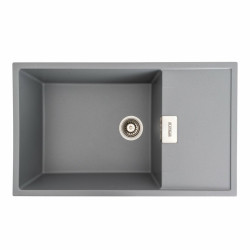 Кухонна мийка Valeso 8650 DIAMOND матова (сірий металік)