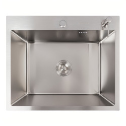 Кухонна мийка Valeso Handmade 60x50 (сифон круглий 3,0/0,8)