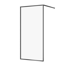 Душова перегородка Cersanit Walk-in Larga 100х200 S932-139 чорний