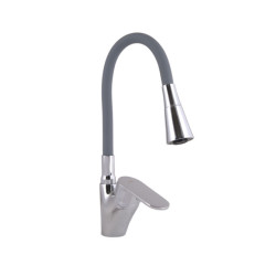 Кухонний змішувач Lidz Tani 007F3 LDTAN007F3GCR31869 Grey / Chrome