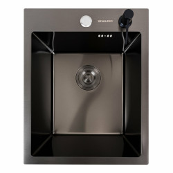 Кухонна мийка Valeso Handmade 40x50 PVD чорна (товщина 3,0/1,5)