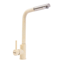 Кухонний змішувач з висувним виливом Valeso Q411B Пісок
