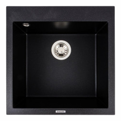 Кухонна мийка Valeso 5050 Galax матова (чорний металік)