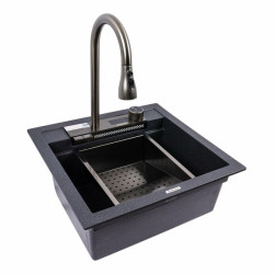 Кухонная мойка Valeso 5149 VIVA матовая (карбон)