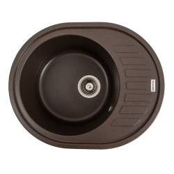 Кухонная мойка Valeso 6250 Soul матовая темная скала