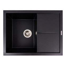 Кухонна мийка Valeso 6550 CRIPTA матова (чорна)
