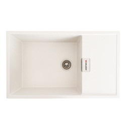 Кухонная мойка Valeso 8650 Diamond матовая (белоснежная)