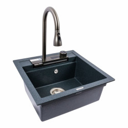 Кухонная мойка Valeso 5149 Viva матовая антрацит