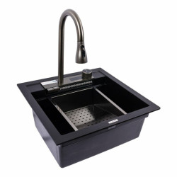 Кухонна мийка Valeso 5149 Viva матова чорна