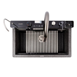 Кухонная мойка Valeso 7546 EVANORA матовая графит