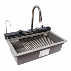 Кухонна мийка Valeso 7546 EVANORA матова сірий мусон