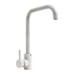 Кухонний змішувач Valeso NS02A 3008B-NA білий у крапку