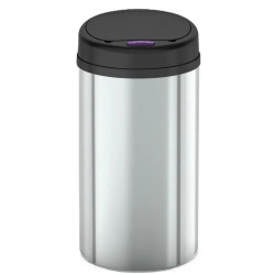 Відро для сміття Mixxus Premium Ellipse-TC0109 Chrome-Black 9л (хром-чорне) MI7083