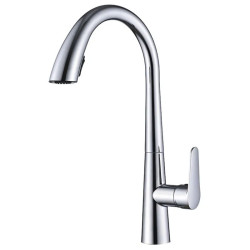 Кухонный смеситель с выдвижным изливом Mixxus Premium WARTA 014 (MI6956)