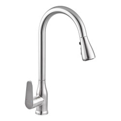 Кухонний змішувач з висувним виливом Zerix PUL-014 (ZX5034)