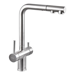 Кухонний змішувач із підключенням до фільтра Zerix LUX-024 (ZX5555)