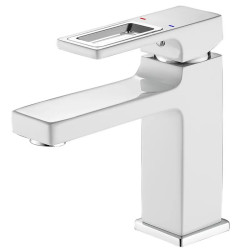 Смеситель для раковины Mixxus Premium Dante 001 NUT White-Chrome (MI6792)