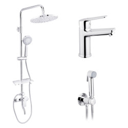 Душевая система Kroner Armada-C064K + Hagen-C010 + Bidet-C082