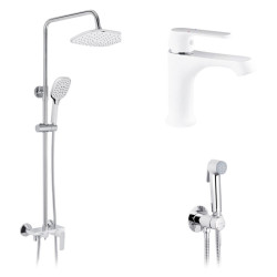 Душевая система Kroner Armada-W063 + Armada-W010 + Bidet-C082