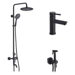 Душевая система Kroner Edelstahl Klassisch-SCH063 + SCH010 + SCH053