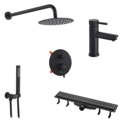 Душова система прихованого монтажу Kroner Edelstahl Klassisch-SCH082 + SCH010 + SCH60