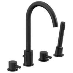 Змішувач на борт ванни Damixa Scandinavian Pure 360400300 Scandinavian Pure чорний матовий