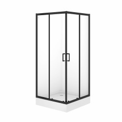 Душова кабіна Cersanit Brasco 90x90 S601-229 чорна
