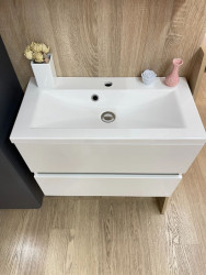 Тумба з раковиною Fancy Marble (Буль-Буль) Rodos 700 + Elina