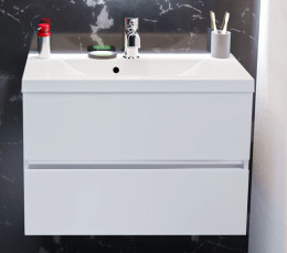 Тумба з раковиною Fancy Marble (Буль-Буль) Rodos 800 + Selina