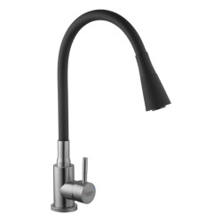 Кухонний змішувач Kroner KRP Edelstahl Klassisch - ESG031BLK