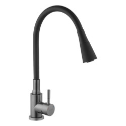 Кухонний змішувач Kroner KRP Edelstahl Klassisch - PVD031BLK