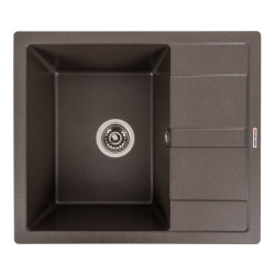 Кухонна мийка Valeso 5851 ARIA матова темна скеля