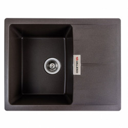 Кухонна мийка Valeso 6250 ZIRKONE матова темна скеля