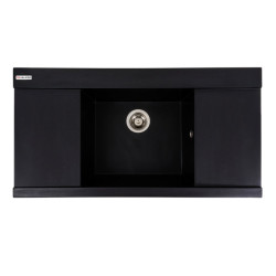 Кухонна мийка Valeso 9651 ATLAS матовий чорний