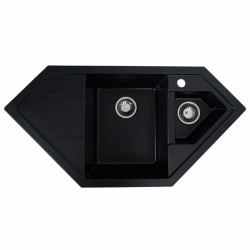 Кухонная мойка Valeso 9950 PANDORA матовая черный металлик
