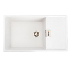 Кухонна мийка Valeso 8650 DIAMOND матова біла в крапку