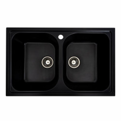 Кухонна мийка Valeso 7950 EQUATORIA матова Чорна